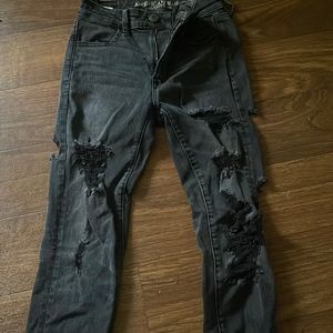 american eagle ripped jeans